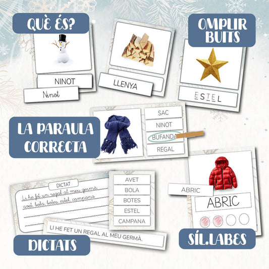 Lectoescriptura: l'hivern