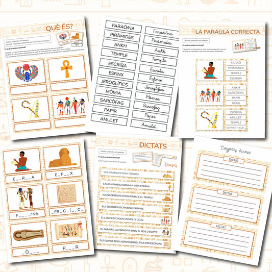 Lectoescriptura: l'antic Egipte