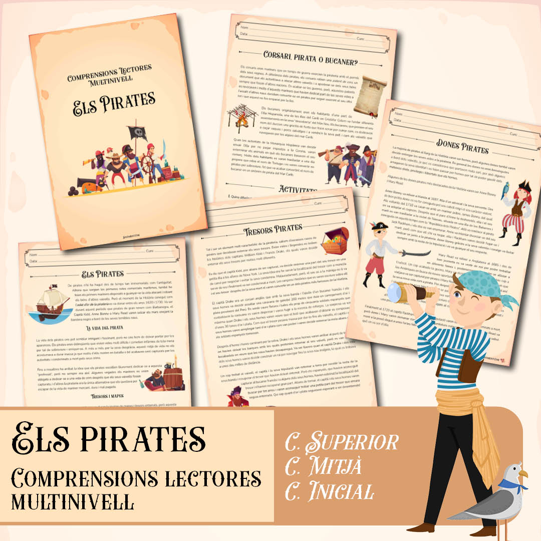 Comprensions lectores multinivell: els pirates