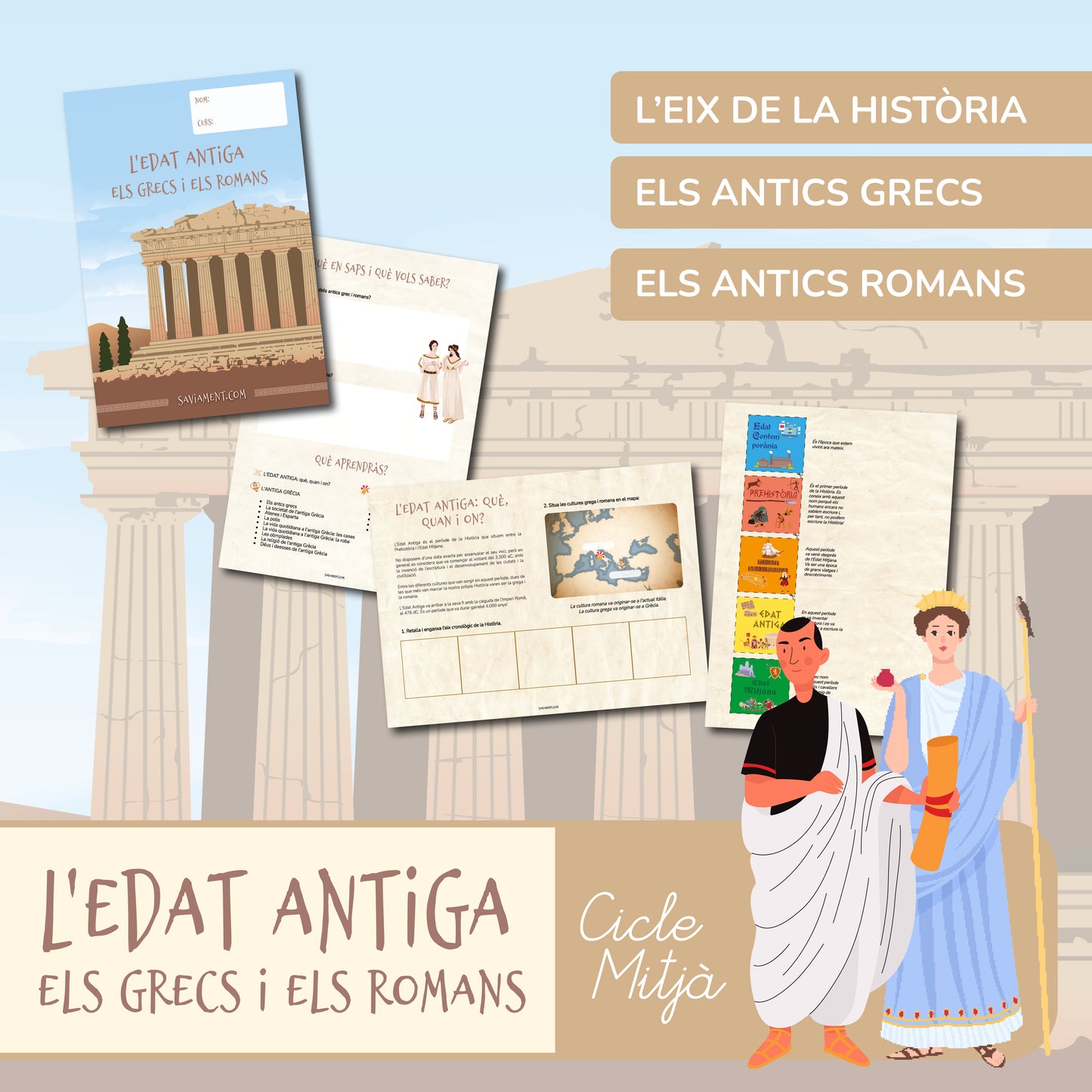 L'Edat Antiga: els grecs i els romans