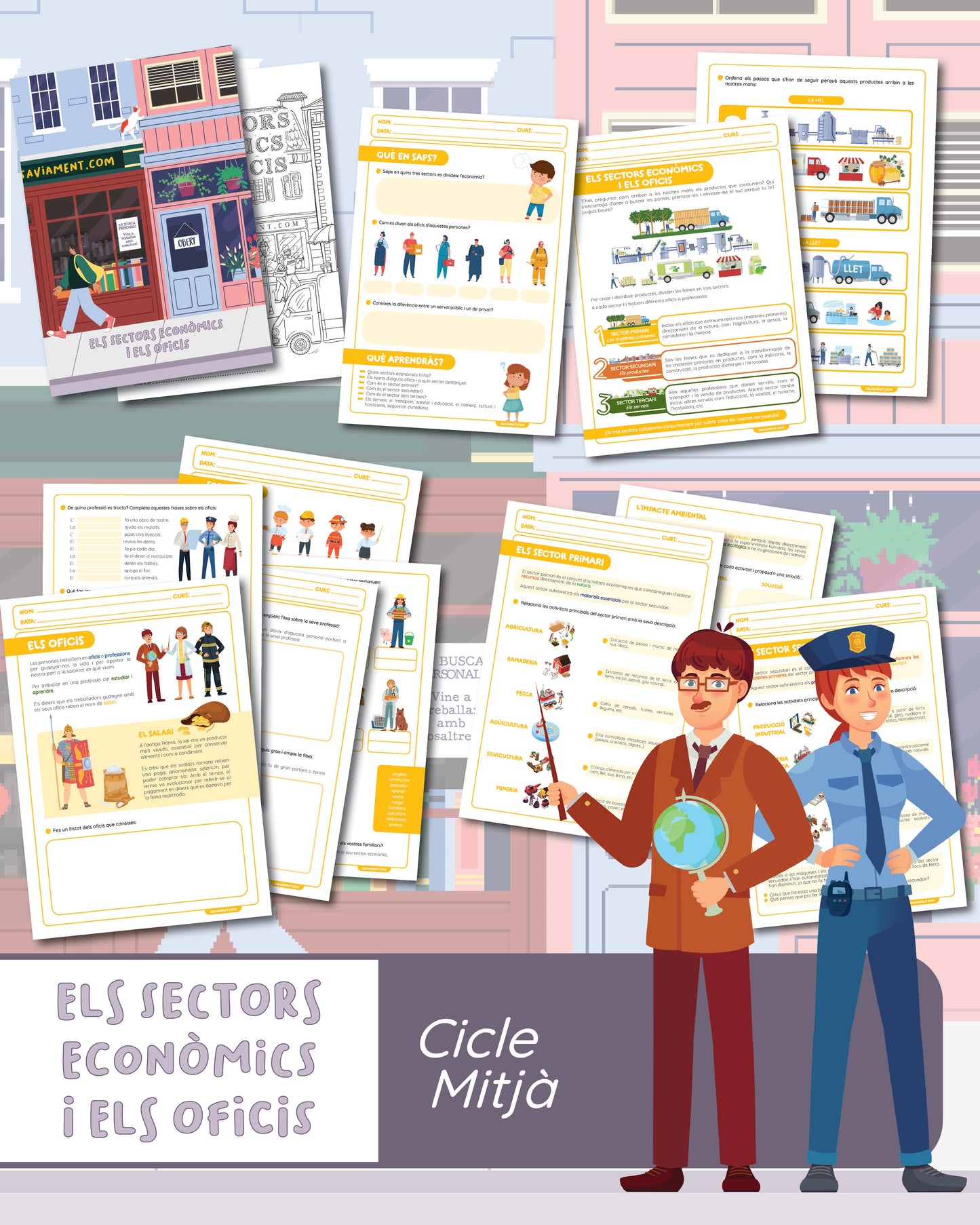 Els sectors econòmics i els oficis